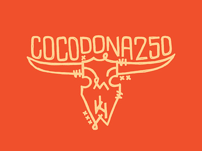 cocodona 250 branding design graphic design illustration logo nature race running southwest texture ultra running vector