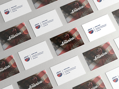 This America Business Card Design branding design graphic design logo typography vector