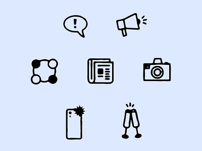 Icon design branding camera cheers icon illustration illustrator logo news phone