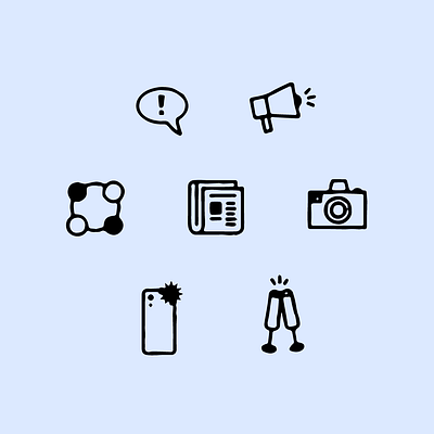 Icon design branding camera cheers icon illustration illustrator logo news phone