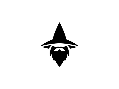 Iconic Wizard Logo design entertainment game game logo head icon iconic illustration logo logo design logodesign magic minimal minimalist logo people simple witch wizard wizard logo