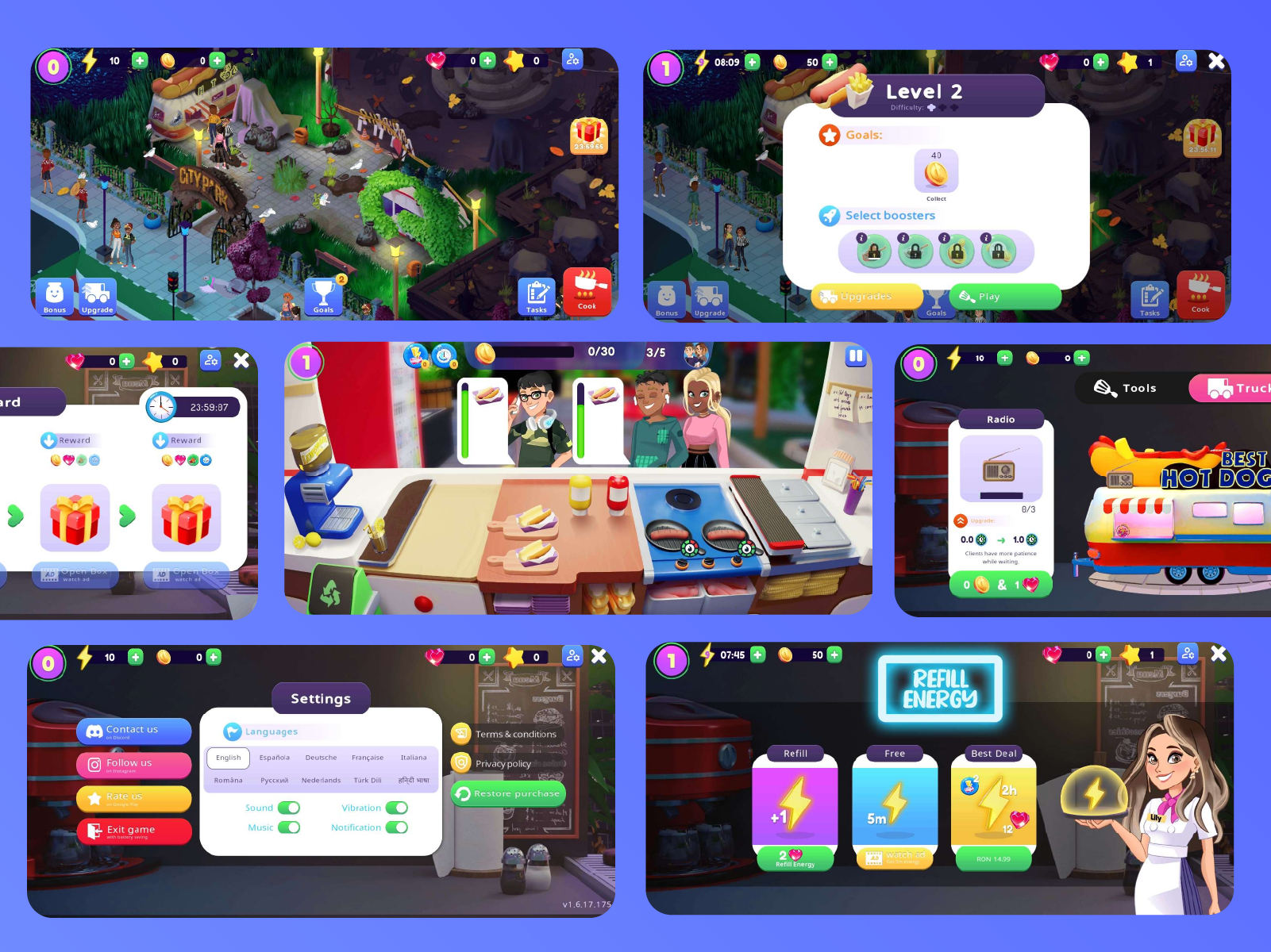 Example of Game User Interface