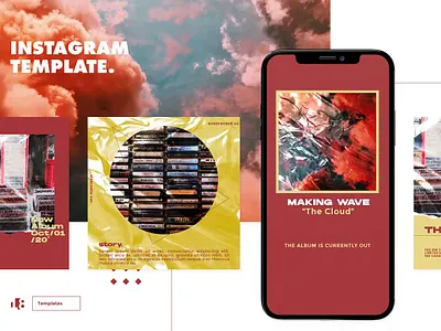 Modern Instagram Templates branding instagram instagram banner instagram post instagram post template instagram posts instagram posts template instagram stories instagram stories template instagram story instagram story template instagram template instagram templates social media social media banner social media pack social media templates socialmedia stories ui