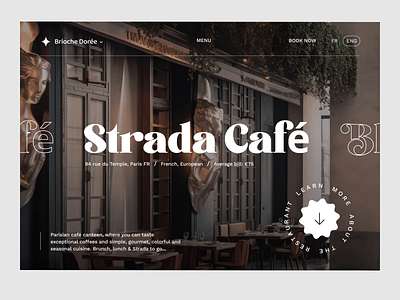 Restaurant Chain Concept animation cafe chain cuisine delicious delivery dine in food landing page loading meal menu minimal motion graphics order restaurant service ui web design