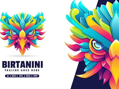 Colorful Bird Gradient Logo Template branding business logo creative logo flat free logo illustration logo logo designer logo mark logo mockup logo type logodesign logos logotype minimalist logo modern logo template vector vector logo vintage logo