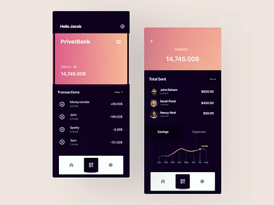 Banking app app bank banking banking app design graphic design ios ui ux