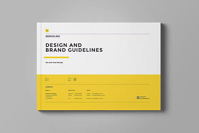 Brand Manual agency annual brand brand design brand identity brand manual branding design brochure business company corporate flyer identity indesign layout magazine marketing minimalist portfolio template