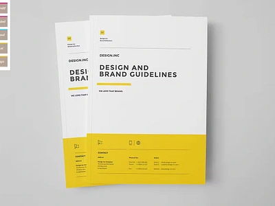 Brand Manual with Real Text agency annual brand brand design brand identity brand manual branding design brochure business company corporate flyer identity indesign layout magazine marketing minimalism portfolio template