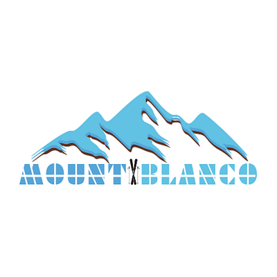 Logo Design dailylogochallenge day8 logodesign ski mountain logo