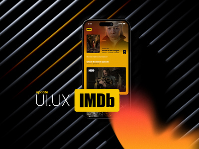 30 days UI.UX challenge - Day 2 - IMDB app design app uiux imdb movie movie app ui ui ux design uiux