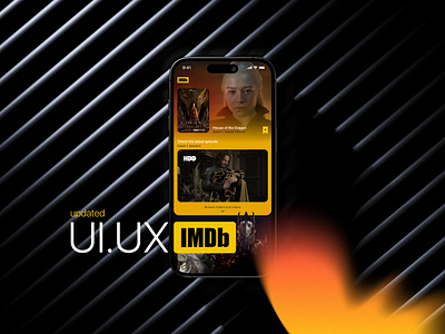 IMDB app design app uiux imdb movie movie app ui ui ux design uiux