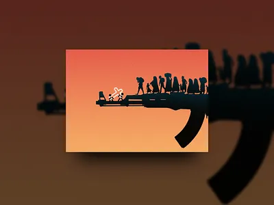 Blest are the peacemakers, for they're called the sons of God. ak 47 ak47 battle bible china christian gun guns jesus maker peace russia taiwan ukraine war wars weapon