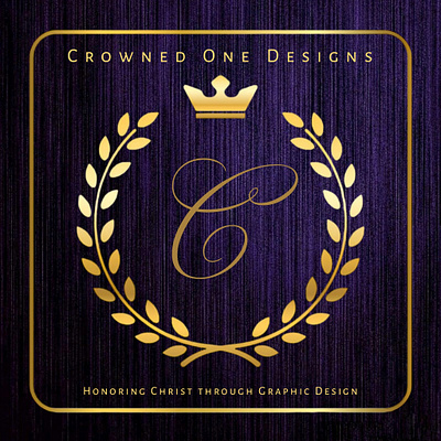 Crowned One Designs graphic design logos