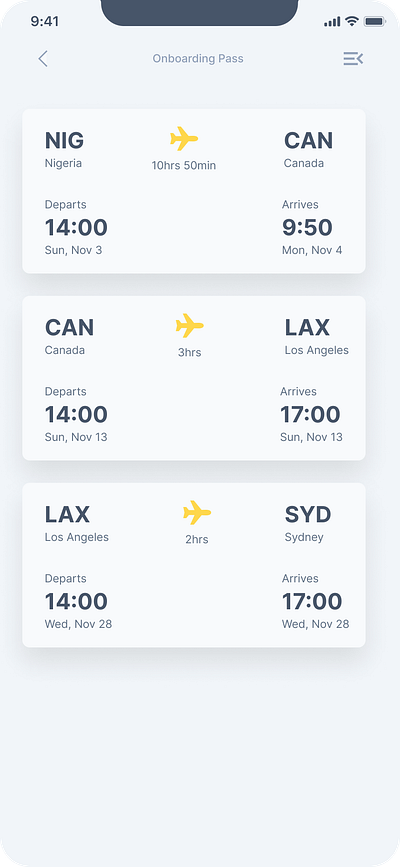 Onboarding Pass (Daily UI Challenge Day 24) dailyui design ui uiux ux