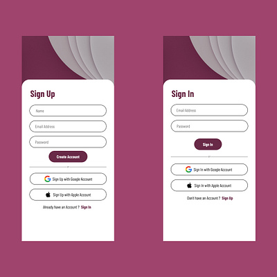 Sign up - Daily UI 001 100daysofdesignchallenge daily challenge dailyui sign up page