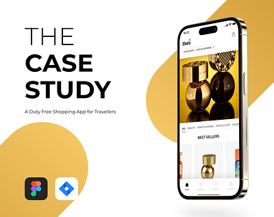 Case Study - Duty Free Shopping App case study e commerce figma ios jira mobile app design product design ui user interface user research ux ux design