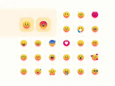 Cute emoticon set V2.1 by orika cute emoji emoji emoticon icon mobile uiux web