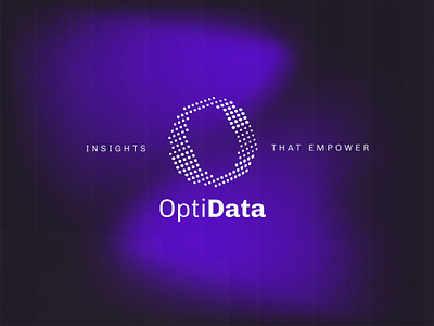 OptiData Logo app bigdata brand identity branding brandlogo datavisual datavisualisation design graphic design illustration logo techlogo typography ui ux vector visualidentity