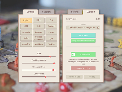 Daily UI #007 Game Settings design figma game game setting settings ui