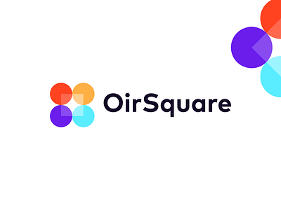 OirSquare Logo Design Concept app bold brand brand identity branding design graphic design icon identity illustration logo logo design logo mark minimal modern typography ui ux vector
