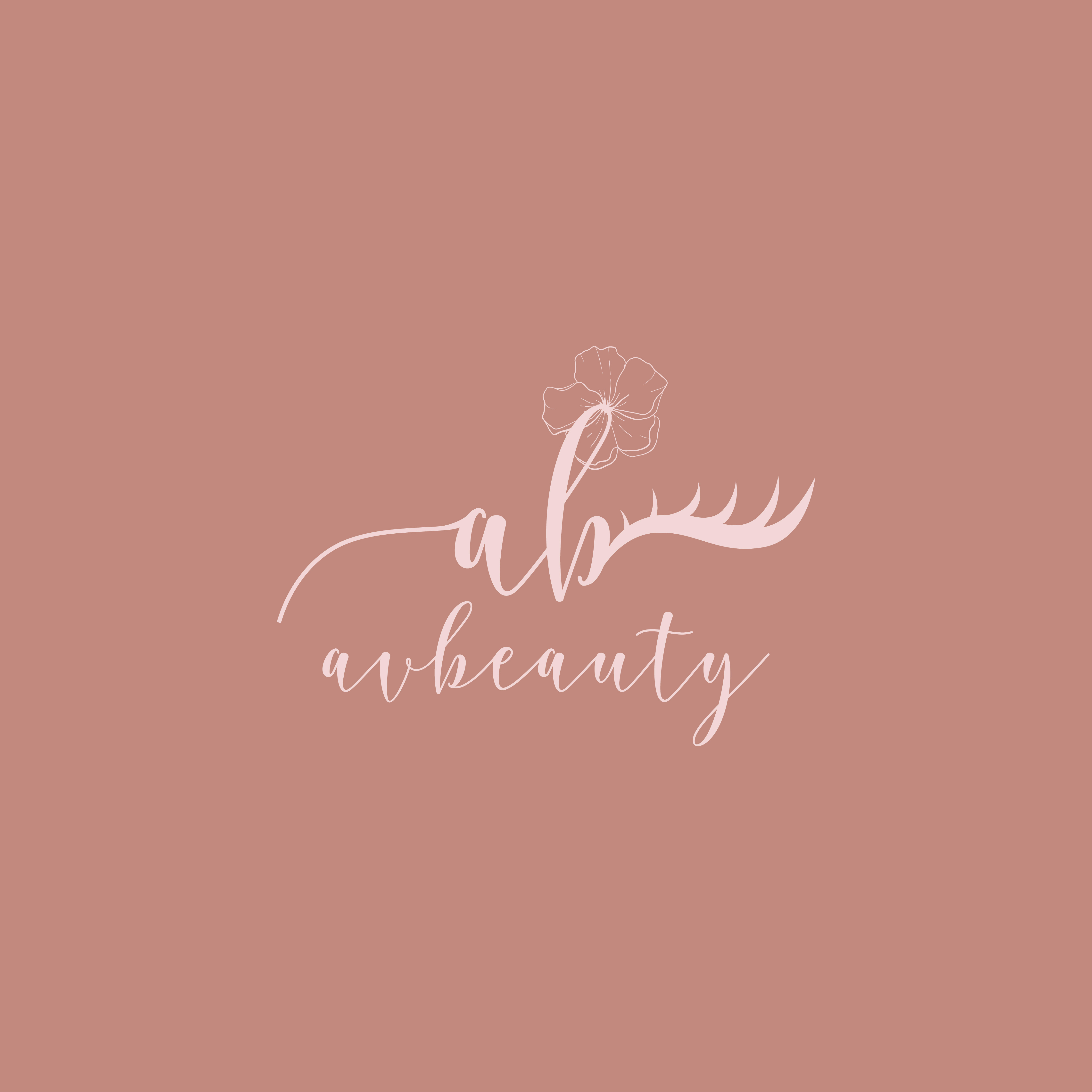 Avbeauty Boho Cosmetic Logo Design best logo boho logo botanical logo branding cosmetic logo creative logo design eyelash logo floral logo graphic design illustration logo logo creation logo design logo designer logo ideas salon logo spa logo top logo vector
