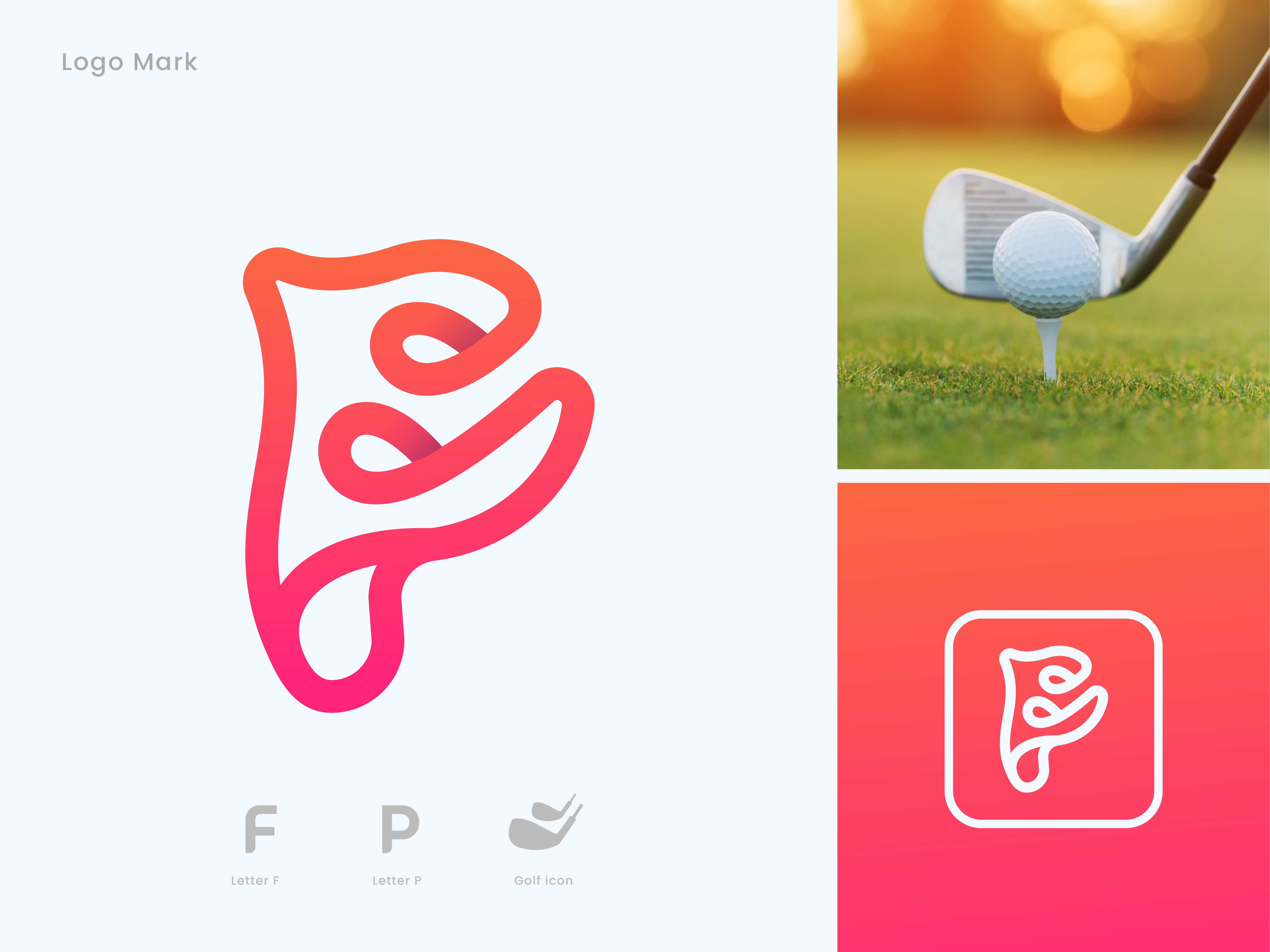 Logo, Logo Design, Modern logo, Golf logo a b c d e f g h i j app icon logo brand identity branding colorful logo design golf logo k l m n o p q r s t letter letter logo lettering logo logo design logo mark minimalist logo modern logo sports logo u v w x y z vector website logo