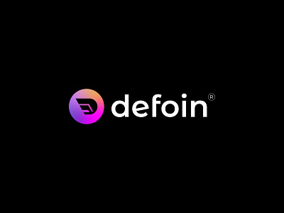 Defoin logo / letter mark D bitcoin blockchain brand identity branding coin logo crypto crypto coin crypto logo cryptocurrency cryptoexchange cryptowallet digitalcurrency financial financial logo logo logo design logodesigner logos logotype technology