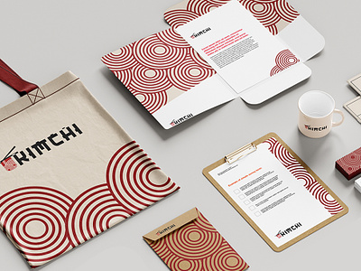KIMCHI | Logo & Branding brand identity branding design graphic design korean logo menu restaurant ui