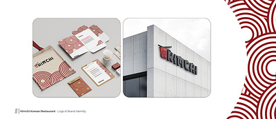 KIMCHI | Logo & Branding brand identity branding design graphic design korean logo menu restaurant ui