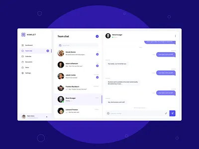 HAMLET - "Leave the paperwork to us!" app branding calendar cards chatapp dashboard design document linespace logo minimal store typography ui userprofile ux uxdesign vector webapp