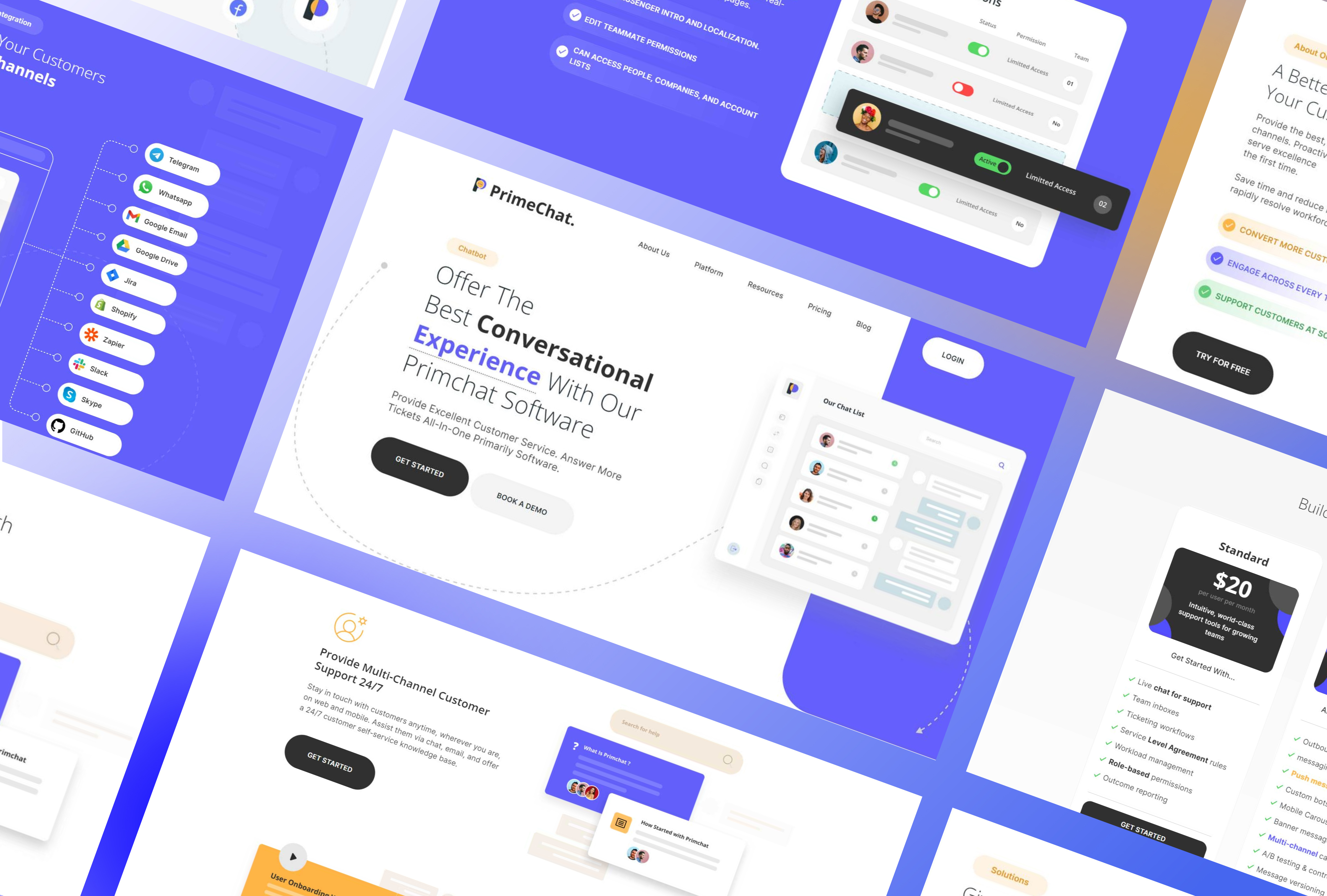 Premium SaaS Webflow Website Template Design by VictorFlow on Dribbble