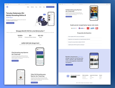 Chill Out Apps Responsive Landing Page Website responsive ui website