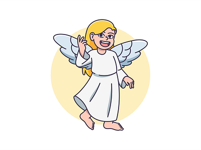Cute Angel angel angel cartoon drawing