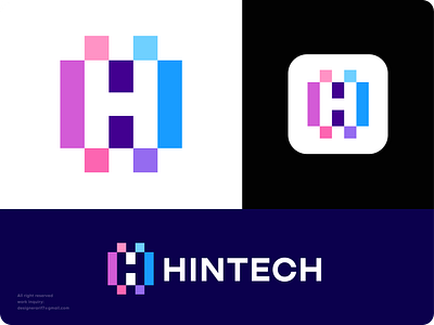 H tech logo futuristic technology branding digital fintech futuristic h logo h tech logo icon identity logo logo design logodesign logos logotype modern logo pixel logo software symbol tech tech logo vector