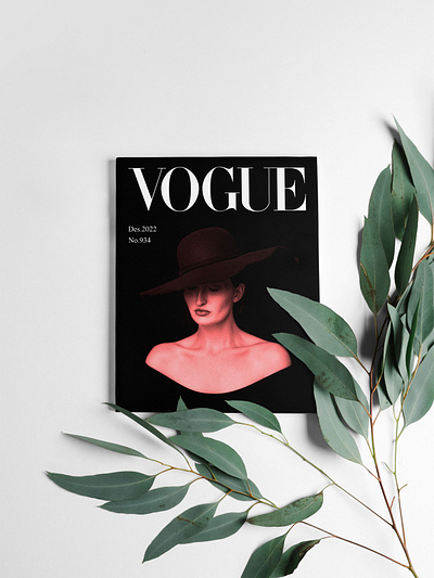 VOGUE cover design cover design design graphic design illustration layout magazine magazine cover minooakbari poster design vogue