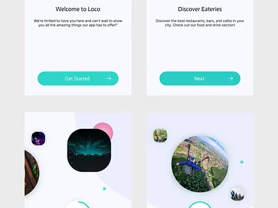Onboarding Screens UI Design information architecture