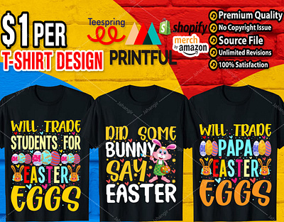 Easter Day T-Shirt Design Bundle branding day design easter graphic design illustration logo svg tshirt tshirtdesign typography ui ux vector