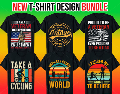 Best Selling T-Shirt Design Bundle branding design graphic design illustration logo tshirtdesign typography ui ux vector