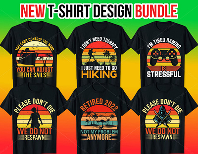 Best Selling T-Shirt Design Bundle branding design graphic design illustration logo tshirtdesign typography ui ux vector