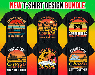 Best Selling T-Shirt Design Bundle branding design graphic design illustration logo tshirtdesign typography ui ux vector