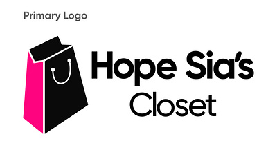 Hope Sia's Closet graphic design logo