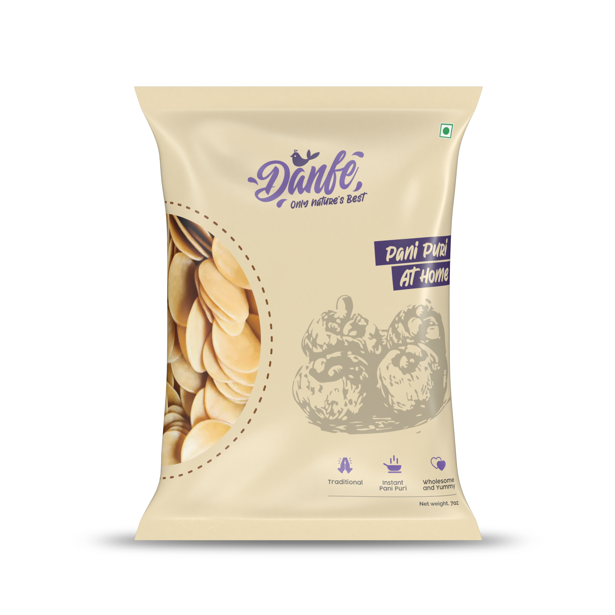 Pani Puri: Best Ready to Fry Pani Puri (Golgappa) | Danfe Foods by ...