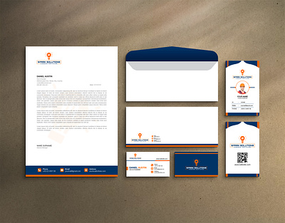 Corporate Identity Kit banner design branding business graphic design idcard letterheads stationary