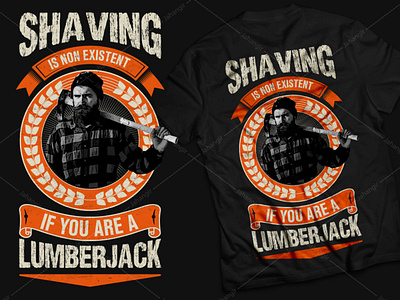 Lumberjack T-Shirt Design branding design graphic design illustration logo tshirtdesign typography ui ux vector
