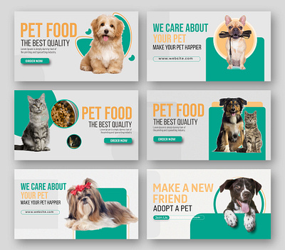 Pet Animals | Shopify banner cosmetic banner design dog banner images pet banner design pet shop banner design web banner