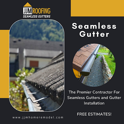 JJM Roofing and Seamless Gutters | Gutter Services for a Safe Ho gutter guards gutter installation gutter repair roof replacement seamless gutters