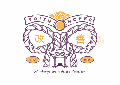 Faith Hopes Kaizen / Hand-drawn Illustration branding design graphic design hand drawn illustration illustrator logo typography vector
