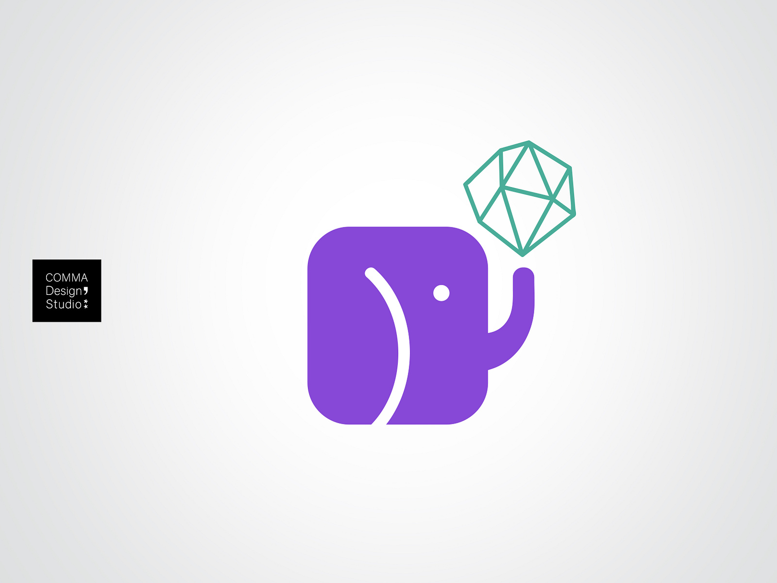 Creative Elephant Logo by comma design studio on Dribbble