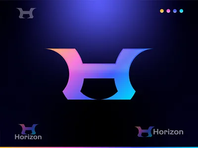 Horizon logo design concept - Designer :) Mehedi Hasan branding company logo logo logo design logo design 2023 logo design agency logo design branding logo folio logo inspareation logo ipo mhcreation mhcreation studio modern company logo modern h logo modern logo design