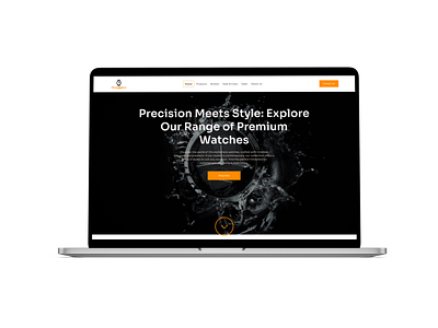 Watch Store Website UI design ecommercedesign figma graphic design jewelrystoredesign productdesign ui uidesign uiux ux watchstoredesign webdesign websitedesign